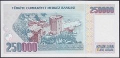 7.Emisyon 1.Tertip 250000 Lira A04 534271 Çilaltı Çil (bandrol baskı izi var)