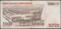 7.Emisyon 5 000 000 Lira K06 959416 Çok Temiz