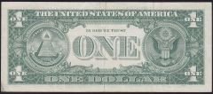 Amerika 1 Dolar 1957 Çok Temiz+ Silver Sertifika Mavi Mühür