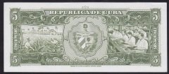 KÜBA 5 PESOS 1960 ÇİL