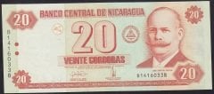 Nikaragua 20 Cordabas 2006 Çil Pick 197
