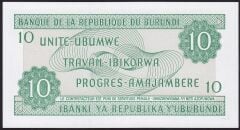 Burundi 10 Frank 2007 Çil