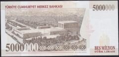 7.Emisyon 5.000.000 Lira J28 502189 Çil