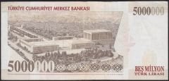 7.Emisyon 5 000 000 Lira J34 349639 Çok Temiz