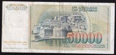 Yugoslavya 50000 Dinar 1988 Çok Temiz+