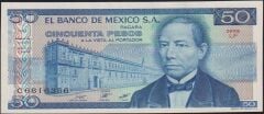 Meksika 50 Pesos 1981 Çil ( C ) Pick 73