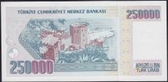 7.Emisyon 1.Tertip 250000 Lira C09 534443 Çil