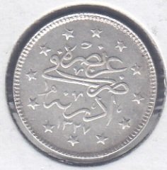 1327 / 2 REŞAT 2 KURUŞ GÜMÜŞ - EDİRNE BASKI ( R) eski para alan yerler