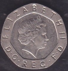 İngiltere 20 Pence 2004