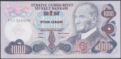 6.EMİSYON 3.TERTİP 1000 LİRA F72 735909 ÇÇT ÇİLALTI