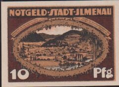 Almanya 10 Pfennig Notgeld 1921 Çil