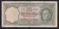 5.EMİSYON 4.TERTİP 100 LİRA S04 031953 TEMİZ