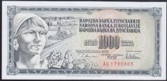 Yugoslavya 1000 Dinar 1978 Çil Pick 92b
