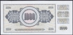 Yugoslavya 1000 Dinar 1978 Çil Pick 92b