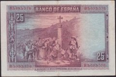 İspanya 25 Pesetas 1928 Çok Çok Temiz