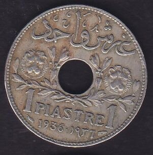 Suriye 1 Piastre 1936