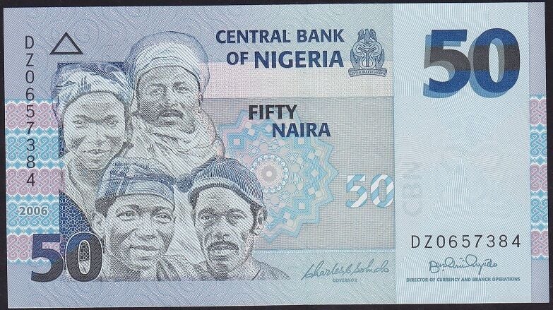 Nijerya 50 Naira 2006 Çil