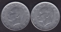 1978 Yılı 1 Lira (Ters Düz Takım)
