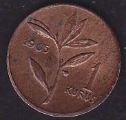 1965 Yılı 1 Kuruş