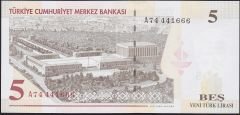 8.Emisyon 5 YTL A74 441666 Çil