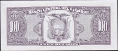 Ekvator 100 Sucres 1994 Çil