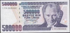 7.Emisyon 4.Tertip 500000 Lira L79 285003 Çil