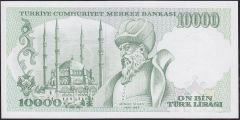 7.Emisyon 4.Tertip 10000 Lira K23 392961 Çil