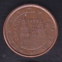 Avrupa Birliği 1 Euro Cent 1999 İspanya