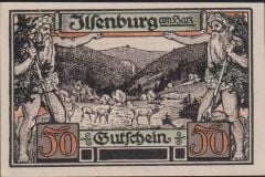 Almanya 50 Pfennig Notgeld 1921 Çil