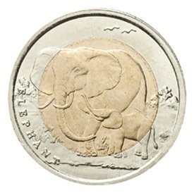 2009 TARİHLİ 1 LİRA FİL BİMETAL HATIRA PARASI - ÇİL