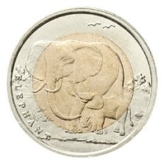 2009 TARİHLİ 1 LİRA FİL BİMETAL HATIRA PARASI - ÇİL