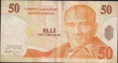 8.Emisyon 50 YTL D81 308857 Çok Temiz