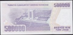 7.Emisyon 4.Tertip 500000 Lira L78 939414 Çil