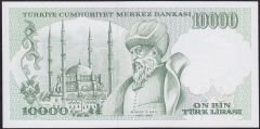 7.Emisyon 4.Tertip 10000 Lira K14 097326 Çilaltı Çil