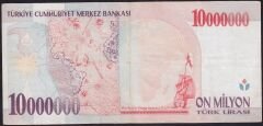 7.Emisyon 10000000 Lira C01 840421 Çok Temiz+