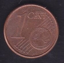 Avrupa Birliği 1 Euro Cent 2010 İspanya