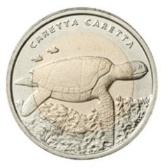 2009 Yılı 1 Lira Caretta Hatıra Para Çil