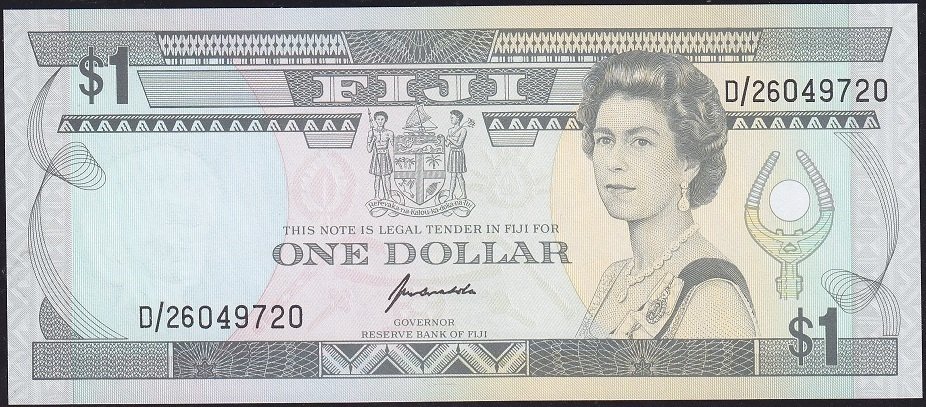 Fiji 1 Dolar 1993 Çil Pick89