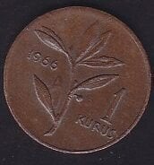 1966 Yılı 1 Kuruş