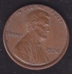Amerika 1 Cent 1974