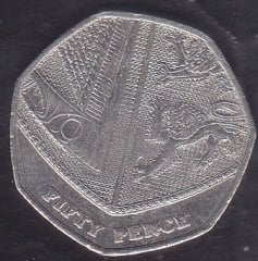 İngiltere 50 Pence 2013