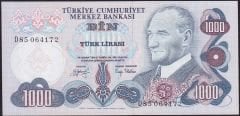 6.Emisyon 2.Tertip 1000 Lira D85 064172 Çilaltı Çil