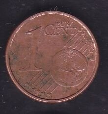 Avrupa Birliği 1 Euro Cent 2008 İtalya