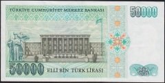 7.Emisyon 1.Tertip 50000 Lira A33 537883 Çok Temiz+