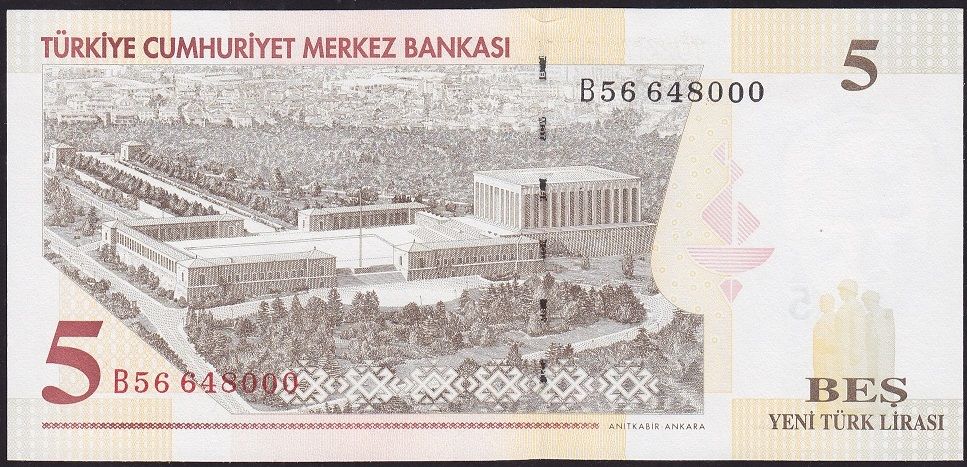 8.Emisyon 5 YTL B56 648000 Çil
