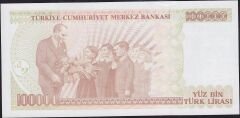 7.Emisyon 3.Tertip 100000 Lira I84 124285 Çilaltı Çil