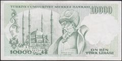 7.Emisyon 4.Tertip 10000 Lira K02 312249 Çok Temiz+