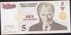 8.Emisyon 5 YTL B77 671411 Çil