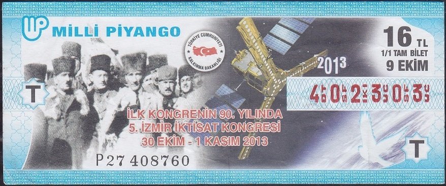 2013 9 Ekim Tam Bilet - T Serisi