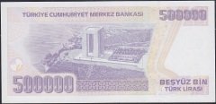 7.Emisyon 4.Tertip 500000 Lira K17 614462 Çilaltı Çil